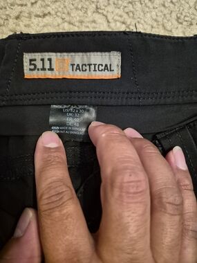 5.11 Tactical Black Pants - Men's